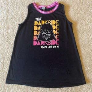 Star Wars “The Darkside Made Me Do It” Black Tank Top